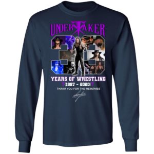 Undertaker 33 Years Of Wrestling 1987 2020 Shirt