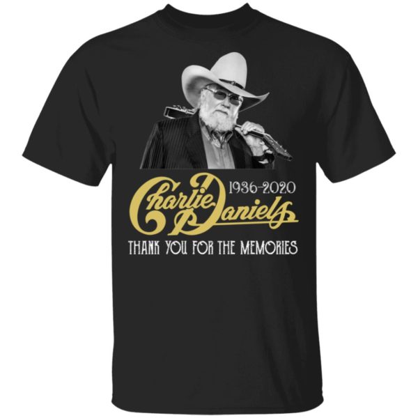 Charlie Daniels 1936 2020 Thank You For The Memories Shirt