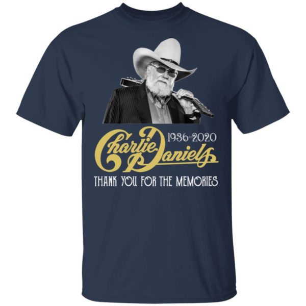 Charlie Daniels 1936 2020 Thank You For The Memories Shirt