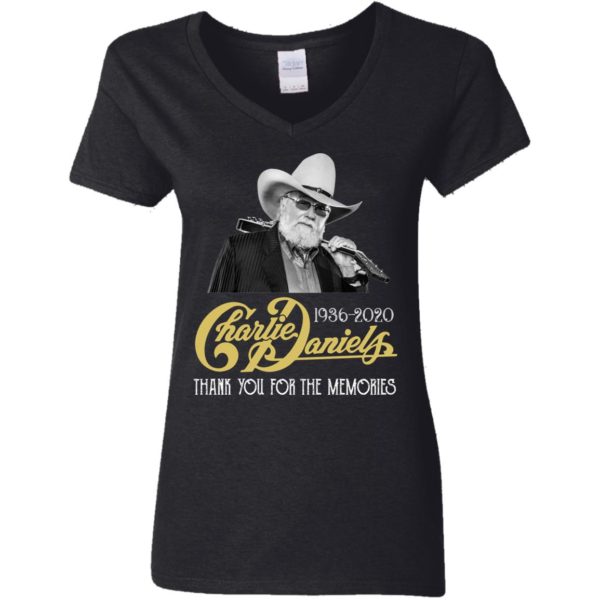 Charlie Daniels 1936 2020 Thank You For The Memories Shirt