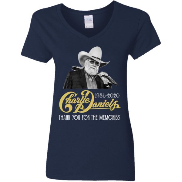 Charlie Daniels 1936 2020 Thank You For The Memories Shirt