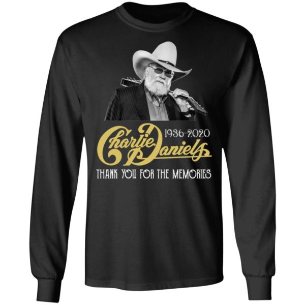 Charlie Daniels 1936 2020 Thank You For The Memories Shirt