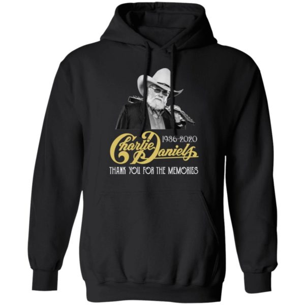 Charlie Daniels 1936 2020 Thank You For The Memories Shirt