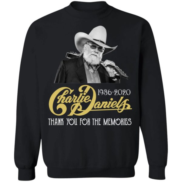 Charlie Daniels 1936 2020 Thank You For The Memories Shirt