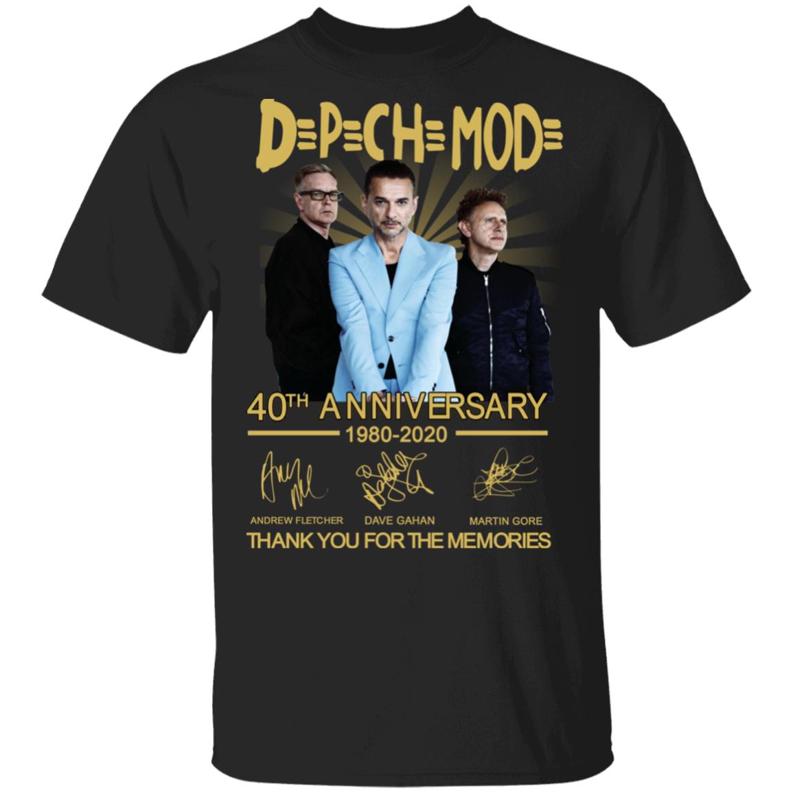 DPCH Mod 40th Anniversary 1980 2020 Thank You For The Memories Signatures Shirt image DPCH Mod 40th Anniversary 1980 2020 Thank You For The Memories Signatures Shirt