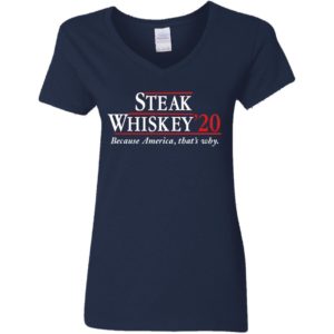 Steak Whiskey’20 Because America, That’s Why Shirt image Steak Whiskey’20 Because America, That’s Why Shirt