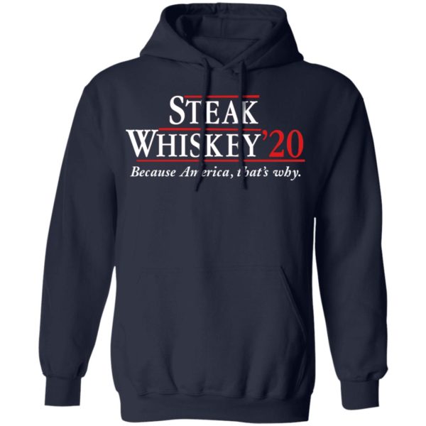 Steak Whiskey’20 Because America, That’s Why Shirt