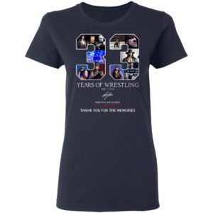 33 Years Of Wrestling The Undertaker Signature Shirt