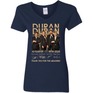 Duran 42 Years Of Duran 1978 2020 Thank You For The Memories Shirt