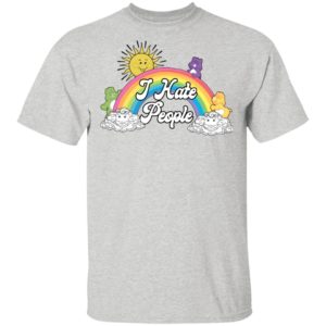 Bear Rainbow I Hate People Shirt