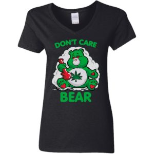 Weed Leaf Bear Don't Care Bear Shirt