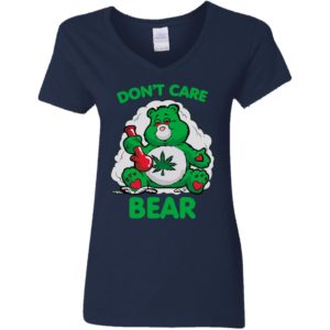 Weed Leaf Bear Don't Care Bear Shirt