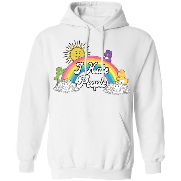 Bear Rainbow I Hate People Shirt