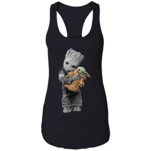 Baby Groot Hug Baby Yoda Cute Shirt