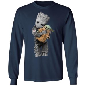 Baby Groot Hug Baby Yoda Cute Shirt