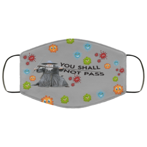 You Shall Not Pass Face Mask image You Shall Not Pass Face Mask