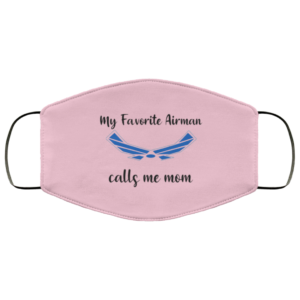 My Favorite Airman Call Me Mom Face Mask image My Favorite Airman Call Me Mom Face Mask