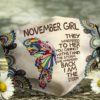 November Girl They Whispered To Her Face Mask
