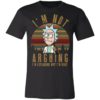 Rick And Morty Vintage I’m Not Arguing I’m Explaining Why I’m Right Shirt