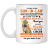 To My Dear Son In Law Tiger Mug