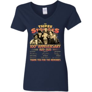 The Three Stooges 100Th Anniversary 1920 2020 Thank You For The Memories Shirt