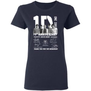 10 One Direction 10th Anniversary 2010 2020 Signature Shirt