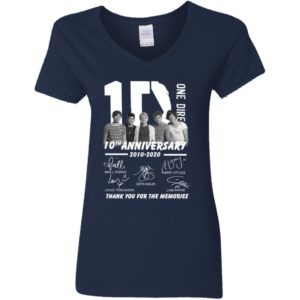 10 One Direction 10th Anniversary 2010 2020 Signature Shirt