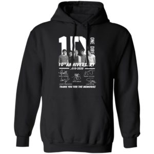 10 One Direction 10th Anniversary 2010 2020 Signature Shirt