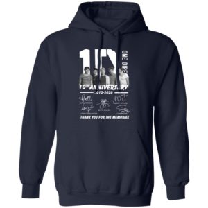 10 One Direction 10th Anniversary 2010 2020 Signature Shirt