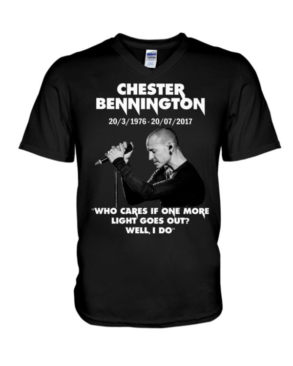 Chester Bennington Who Cares If One More Light Goes Out Shirt