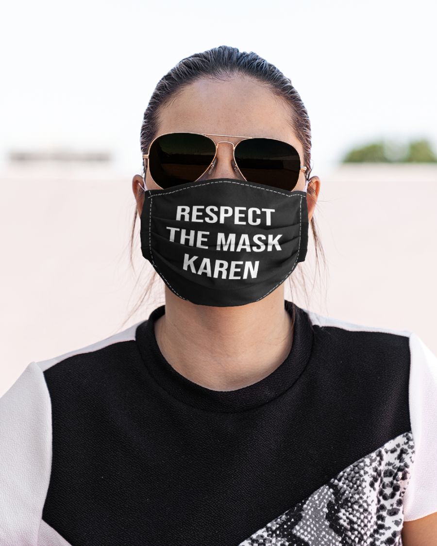 Respect The Mask Karen Face Mask image Respect The Mask Karen Face Mask
