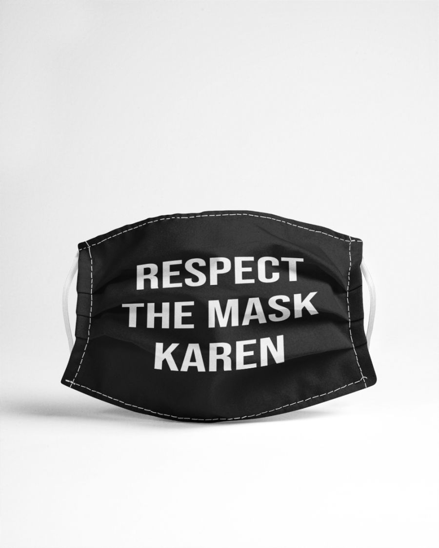 Respect The Mask Karen Face Mask image Respect The Mask Karen Face Mask