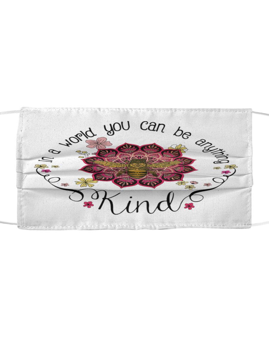 In A World You Can Be Anything Kind Face Mask image In A World You Can Be Anything Kind Face Mask