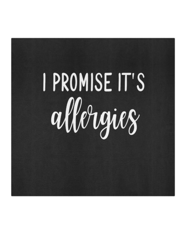 I Promise It's Allergies Face Mask