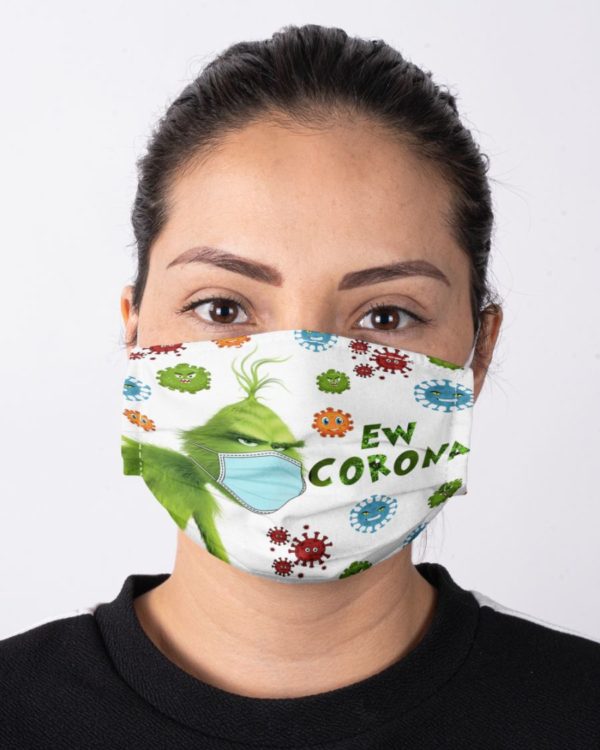Ew Corona Grinch Face Mask