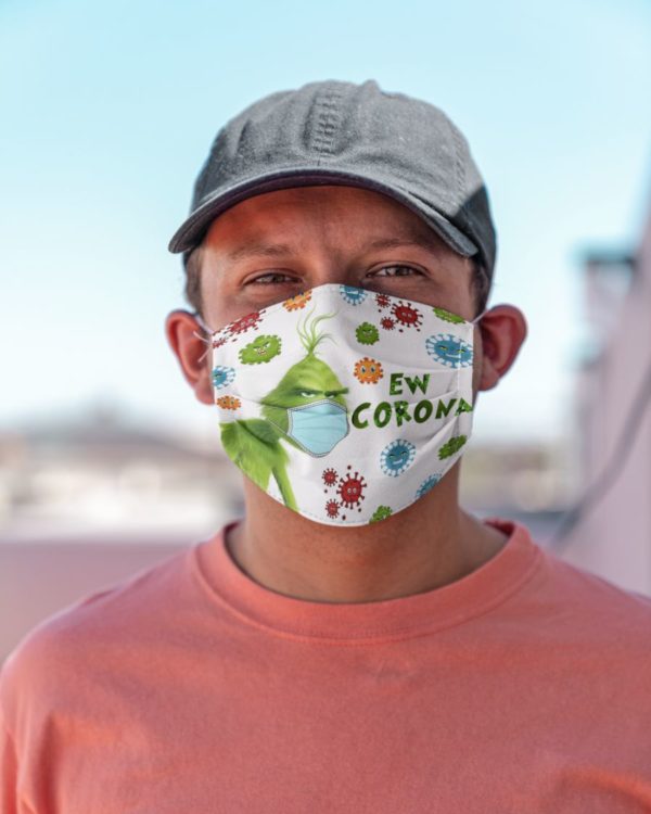 Ew Corona Grinch Face Mask