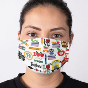 Back To School Teacher Face Mask