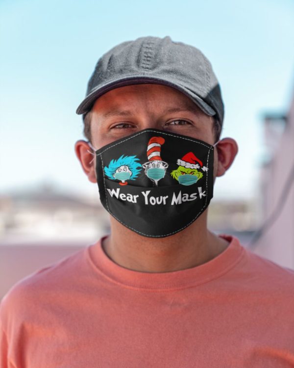 Wear Your Mask Dr. Seuss Face Mask