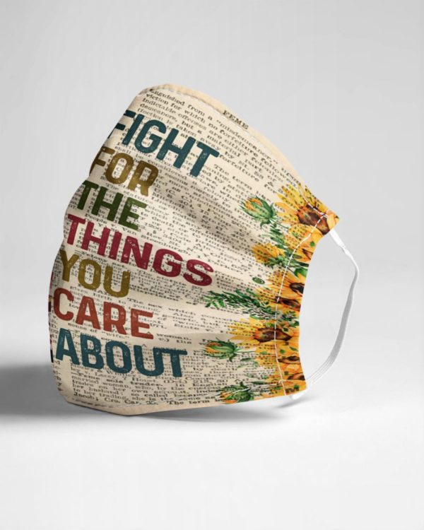 Ruth Bader Ginsburg Fight For The Things You Care About Face Mask