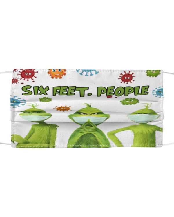 Grinch Six Feet People Face Mask