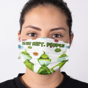 Grinch Six Feet People Face Mask