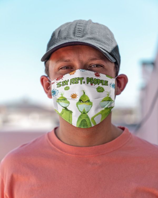 Grinch Six Feet People Face Mask