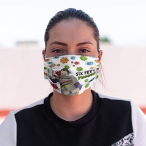 Six Feet People Face Mask image Six Feet People Face Mask