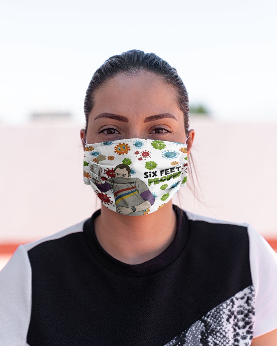 Six Feet People Face Mask image Six Feet People Face Mask