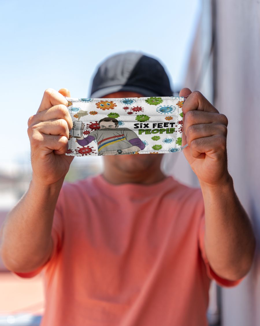 Six Feet People Face Mask image Six Feet People Face Mask