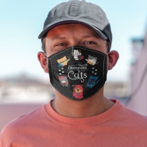 Dungeons And Cat Face Mask