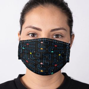 Pac Man Game Face Mask