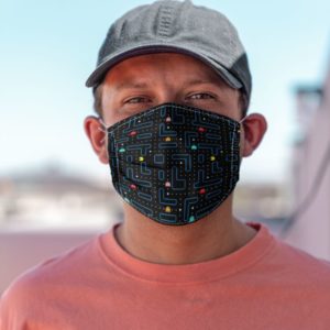Pac Man Game Face Mask