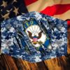 United States Navy Face Mask