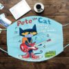 Pete The Cat Rocking In My School Masks And Petes Lunch Face Mask